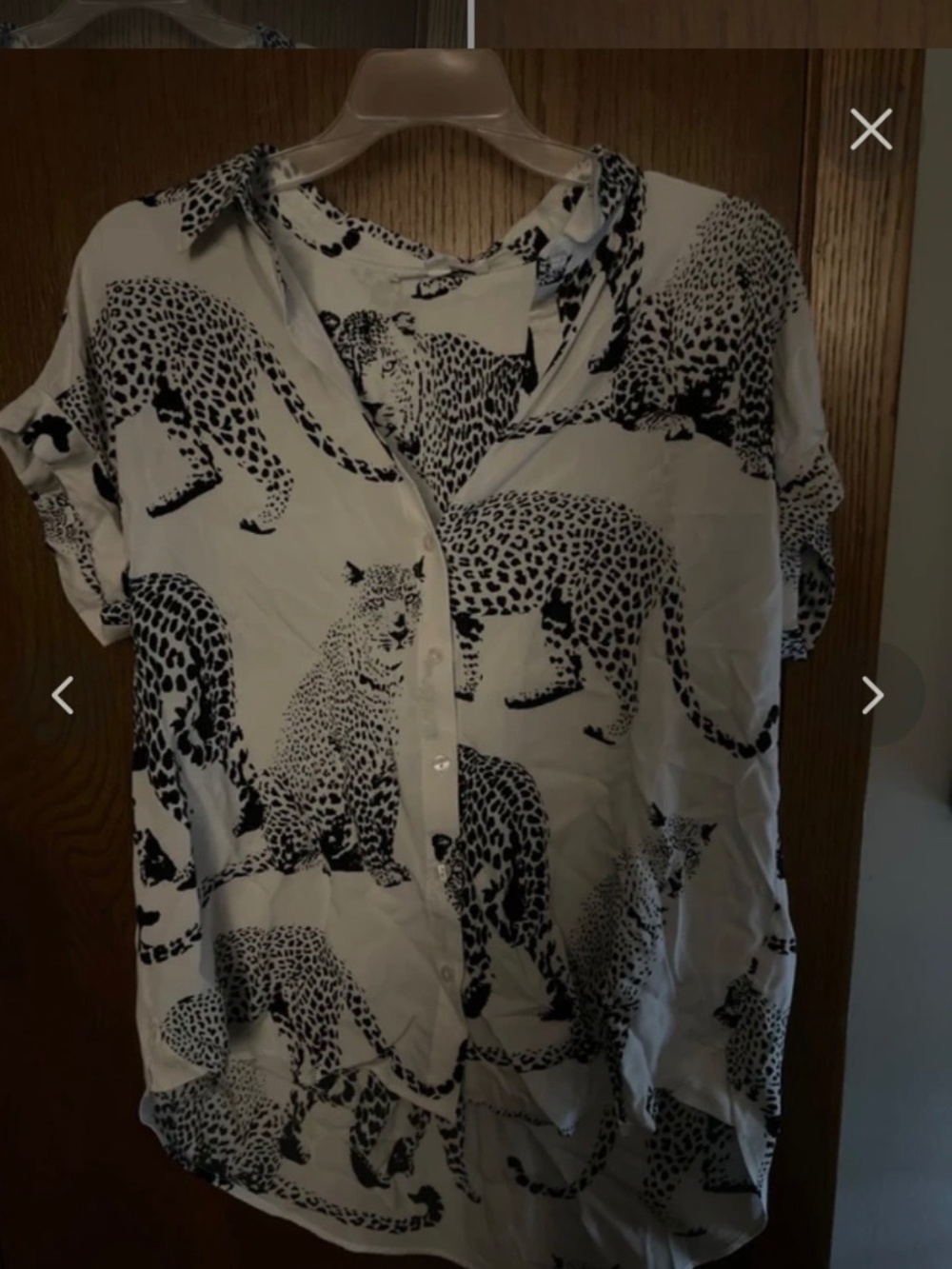 Cheetah Bottom Down Shirt